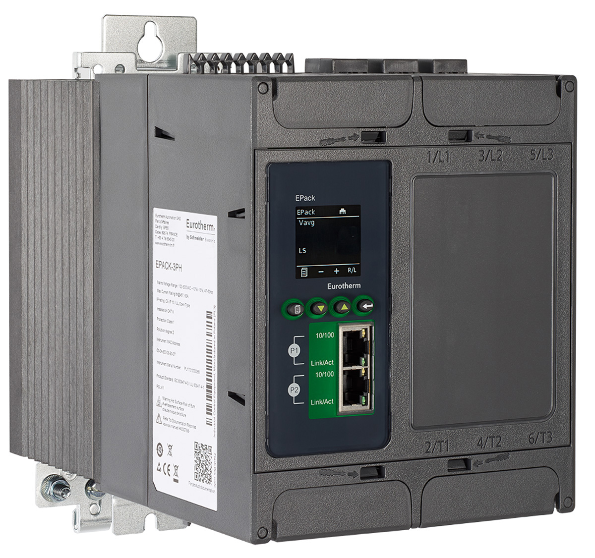 EPACK-3PH/40A/500V/XXX/V2/XXX/XXX/TCP, Eurotherm