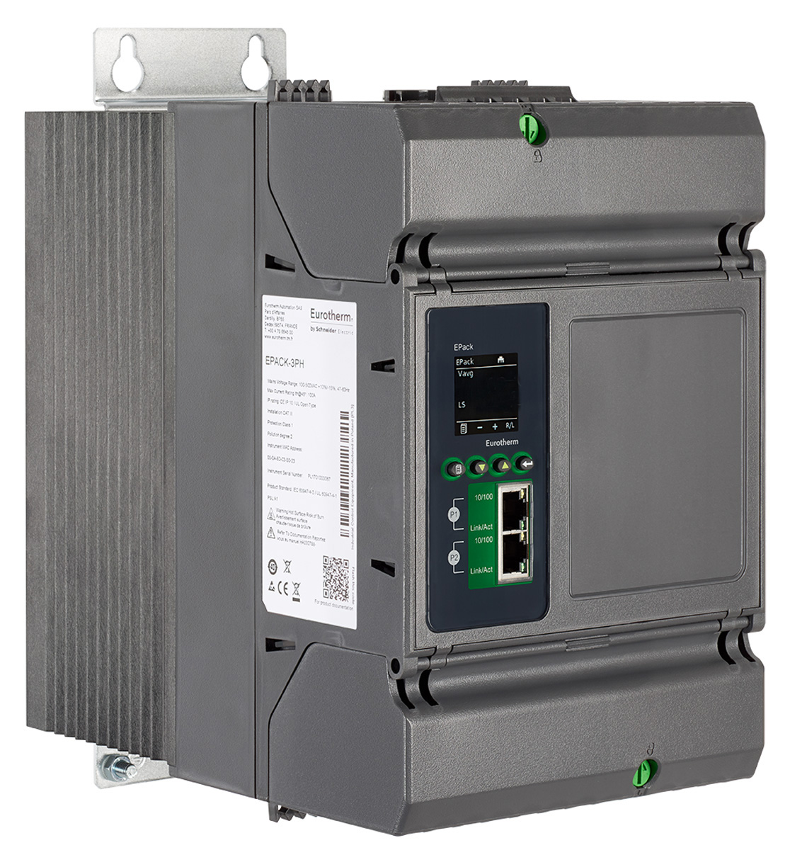 EPACK-3PH/80A/500V/XXX/V2/XXX/XXX/TCP, Eurotherm