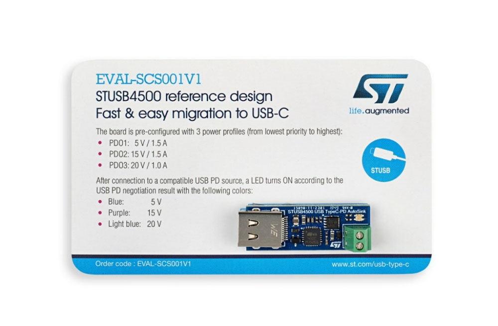 EVAL-SCS001V1, STMicroelectronics