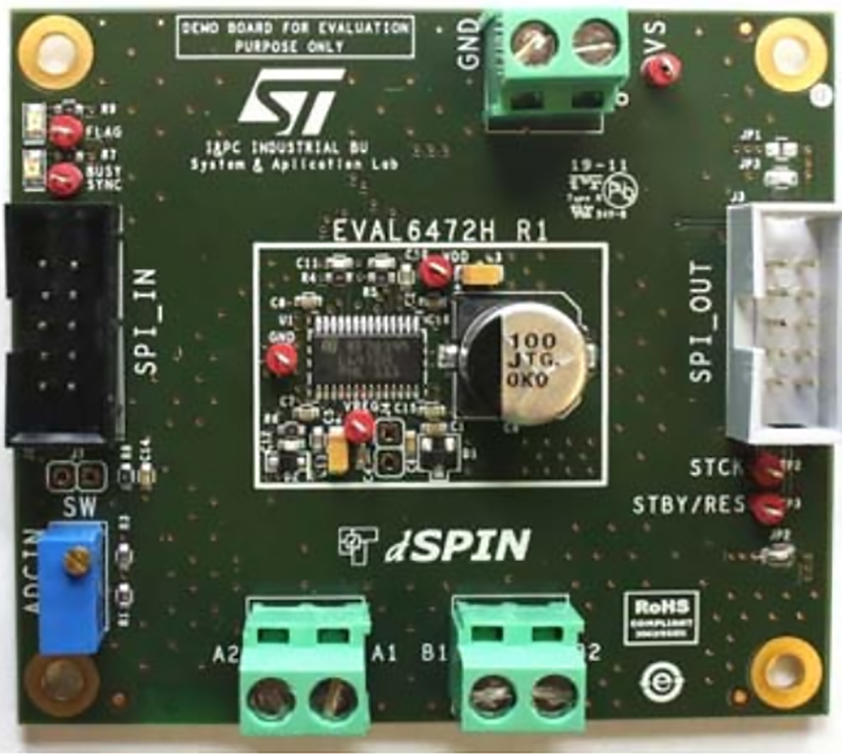 EVAL6472H, STMicroelectronics