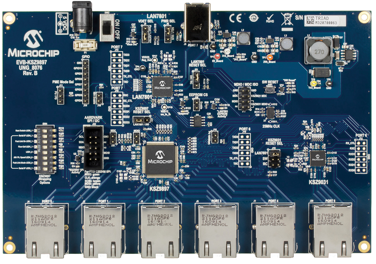 EVB-KSZ9897-1, Microchip