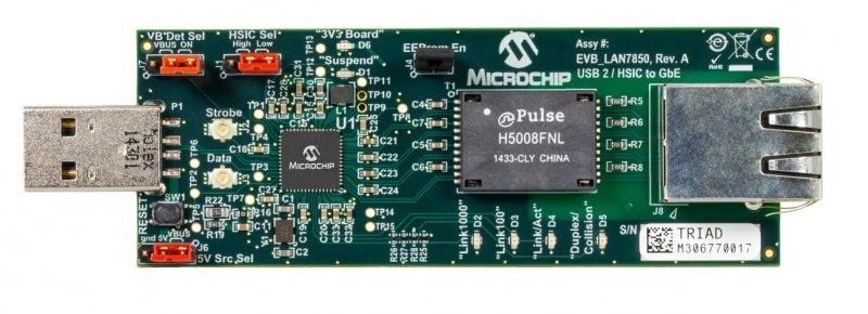 EVB-LAN7850, Microchip