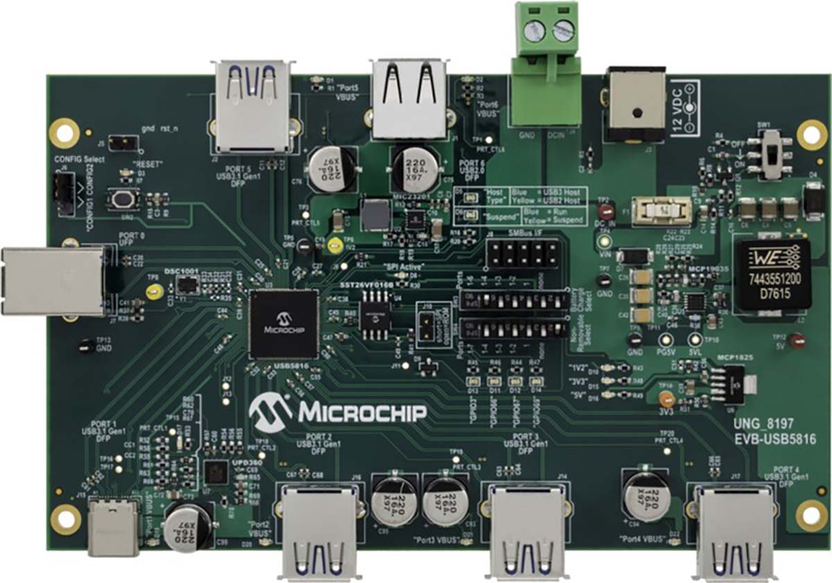 EVB-USB5816, Microchip