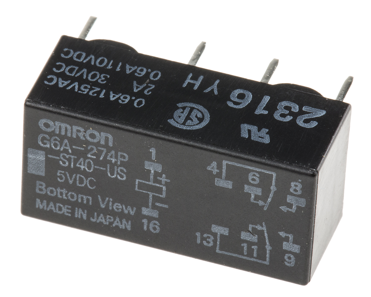 G6A-274P-ST40-US DC5, Omron