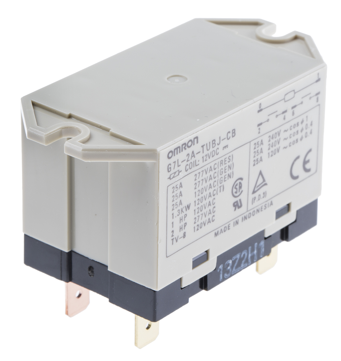 G7L-2A-TUB-J-CB-DC12, Omron
