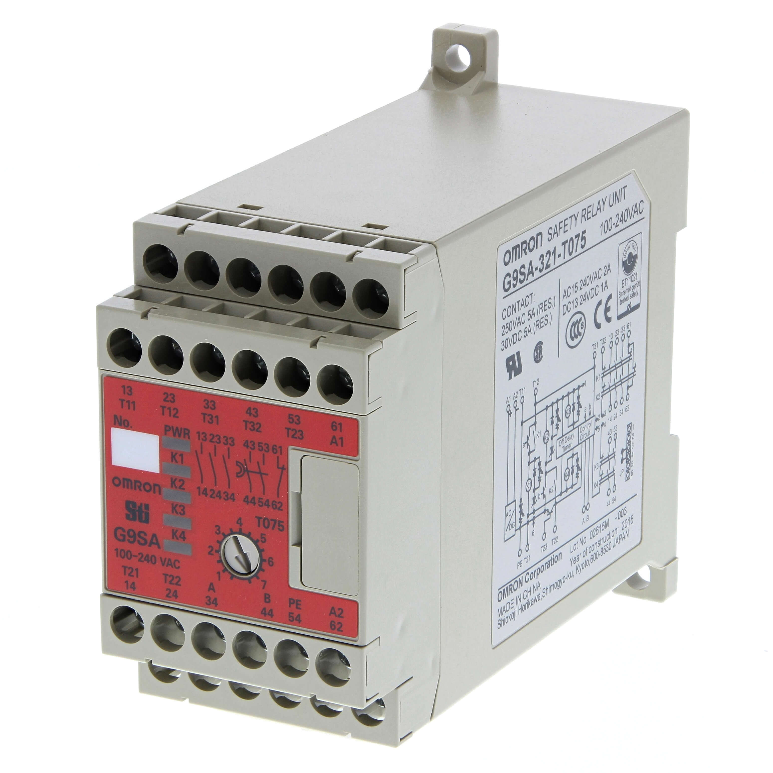 G9SA-321-T15 AC/DC24, Omron
