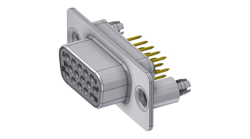 HD-D15SY/2M86UN, Deltron Connectors