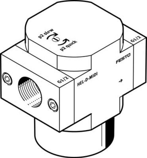 HEL-1/8-D-MINI, Festo