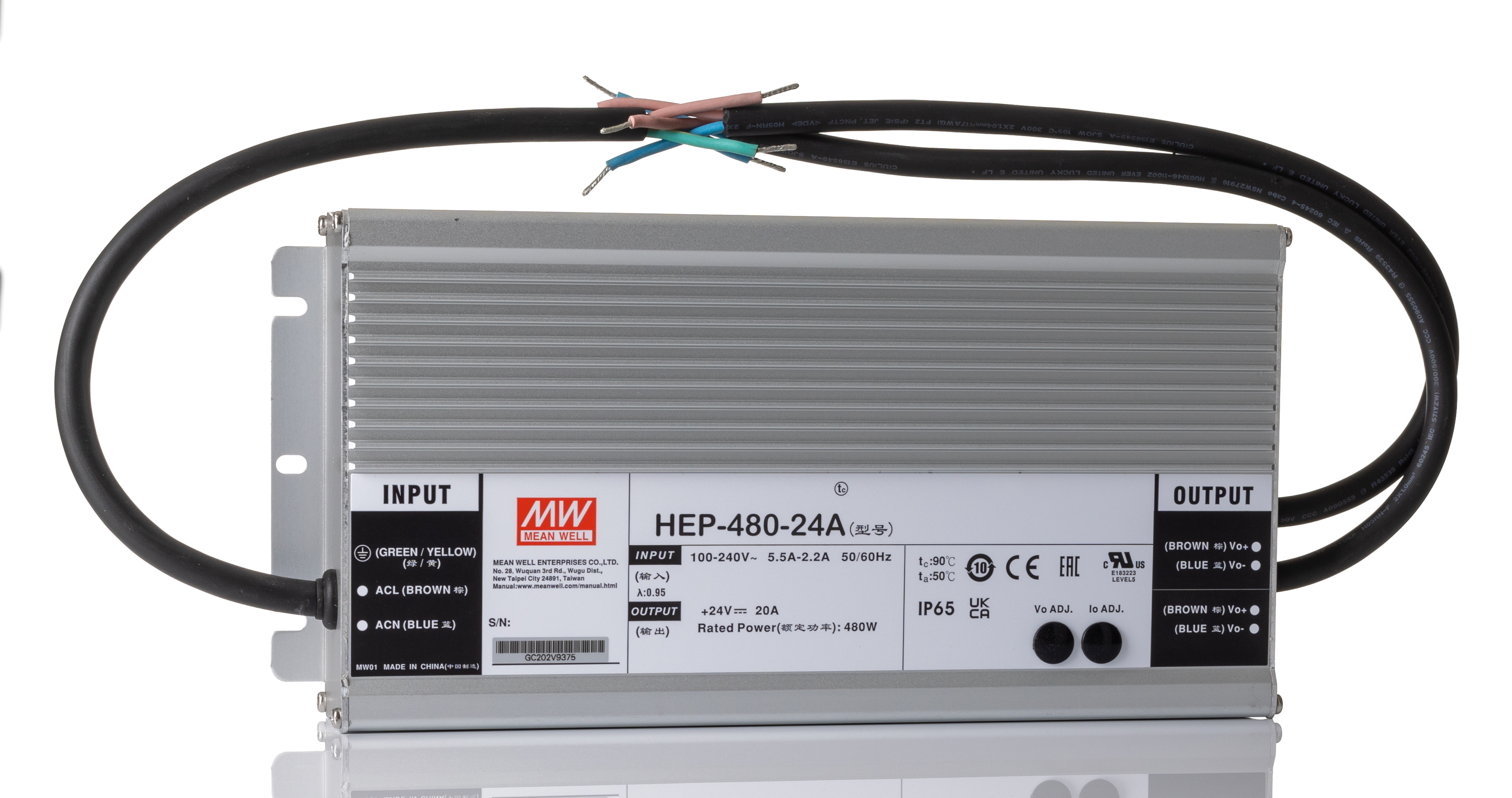 HEP-480-24A, MEAN WELL