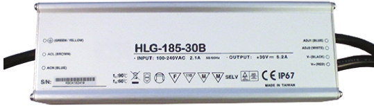 HLG-185-36B, MEAN WELL