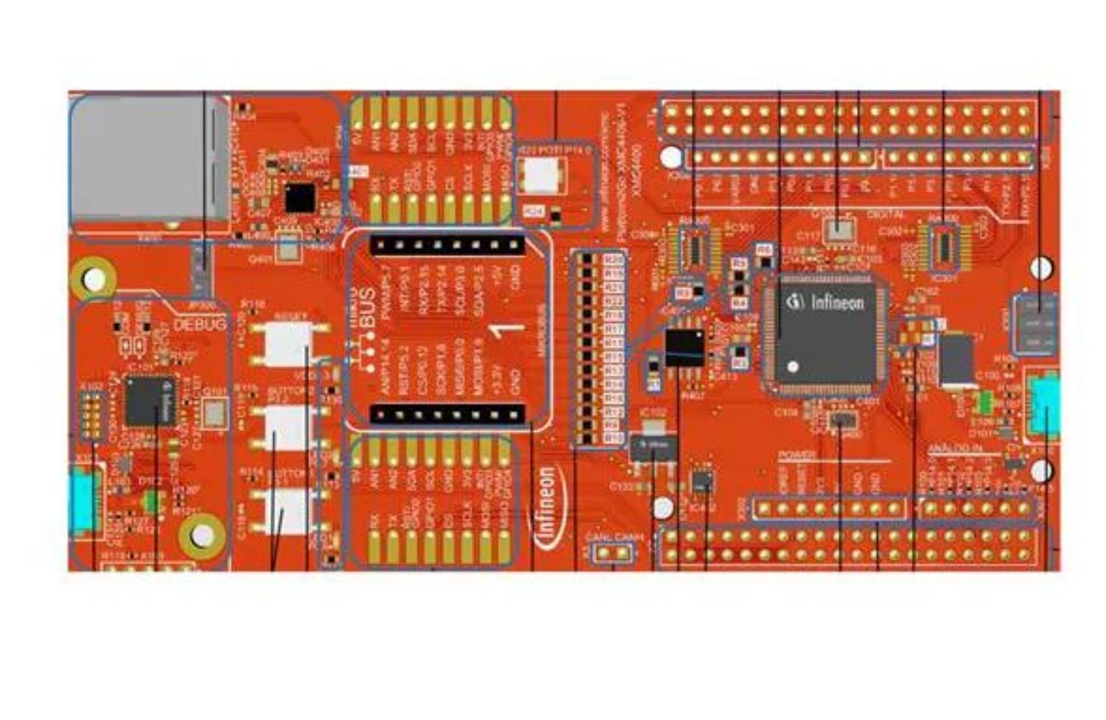 KITXMCPLT2GOXMC4400TOBO1, Infineon