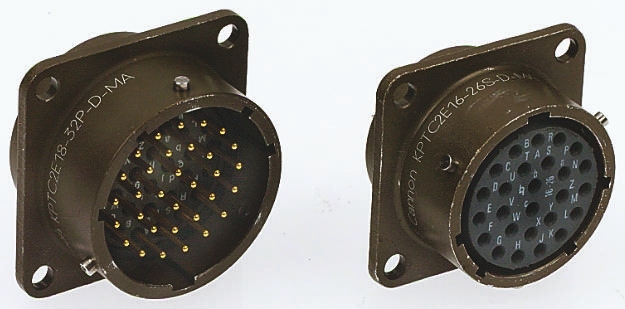 KPTC2E14-12P-F-MA, ITT Cannon