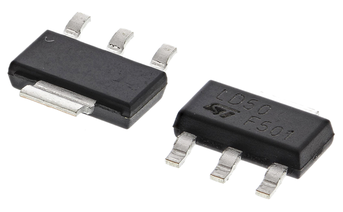 LD1117S50TR, STMicroelectronics