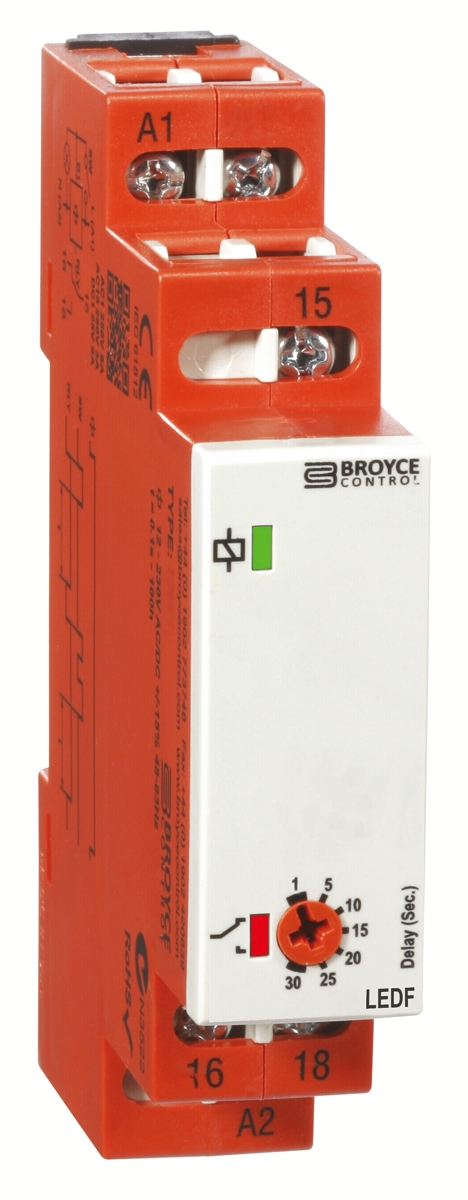 LEDF 24VAC/DC/110VAC. 2-60 Sec, Broyce Control