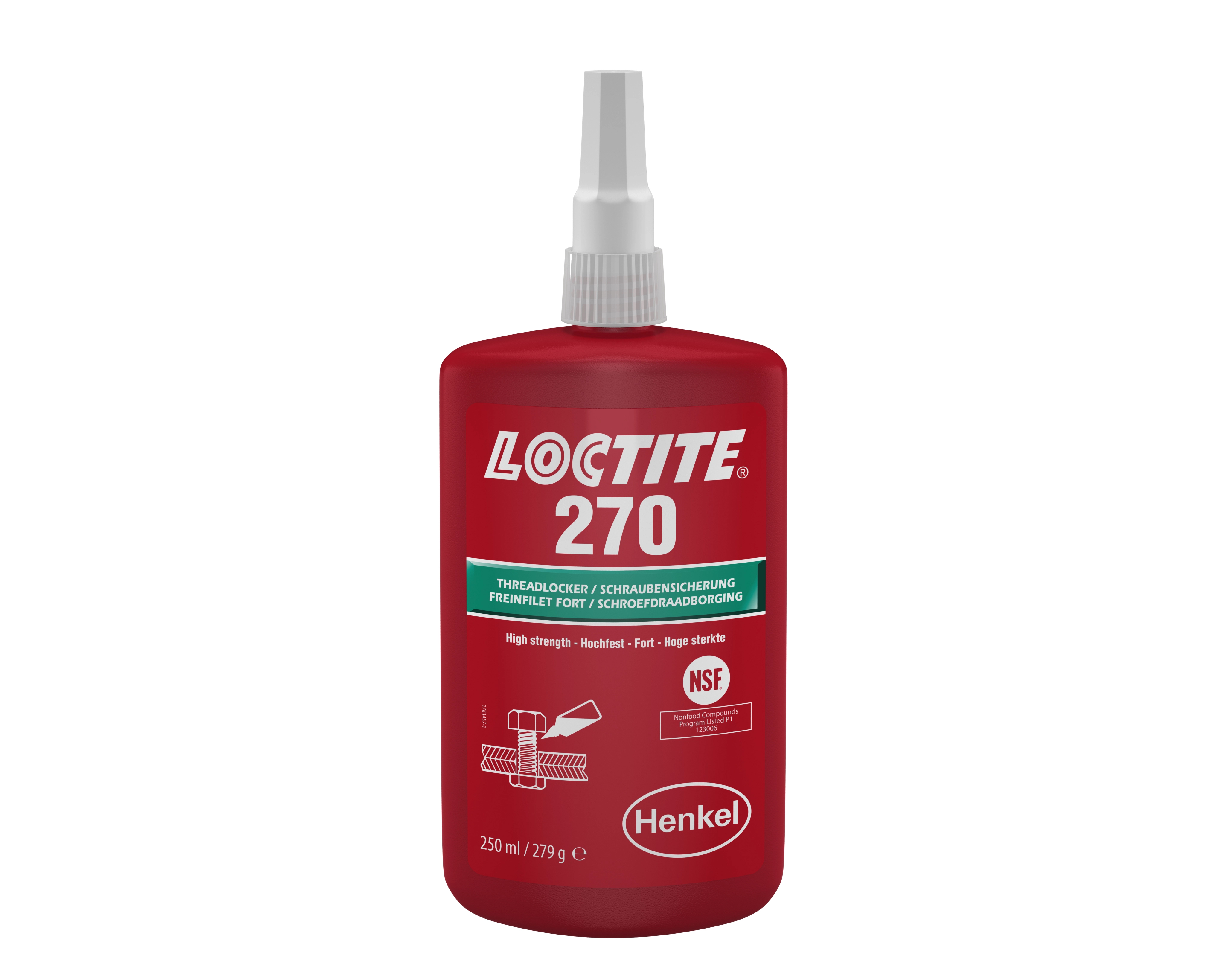 LOCTITE 270 BO 250ML EGFD, Loctite