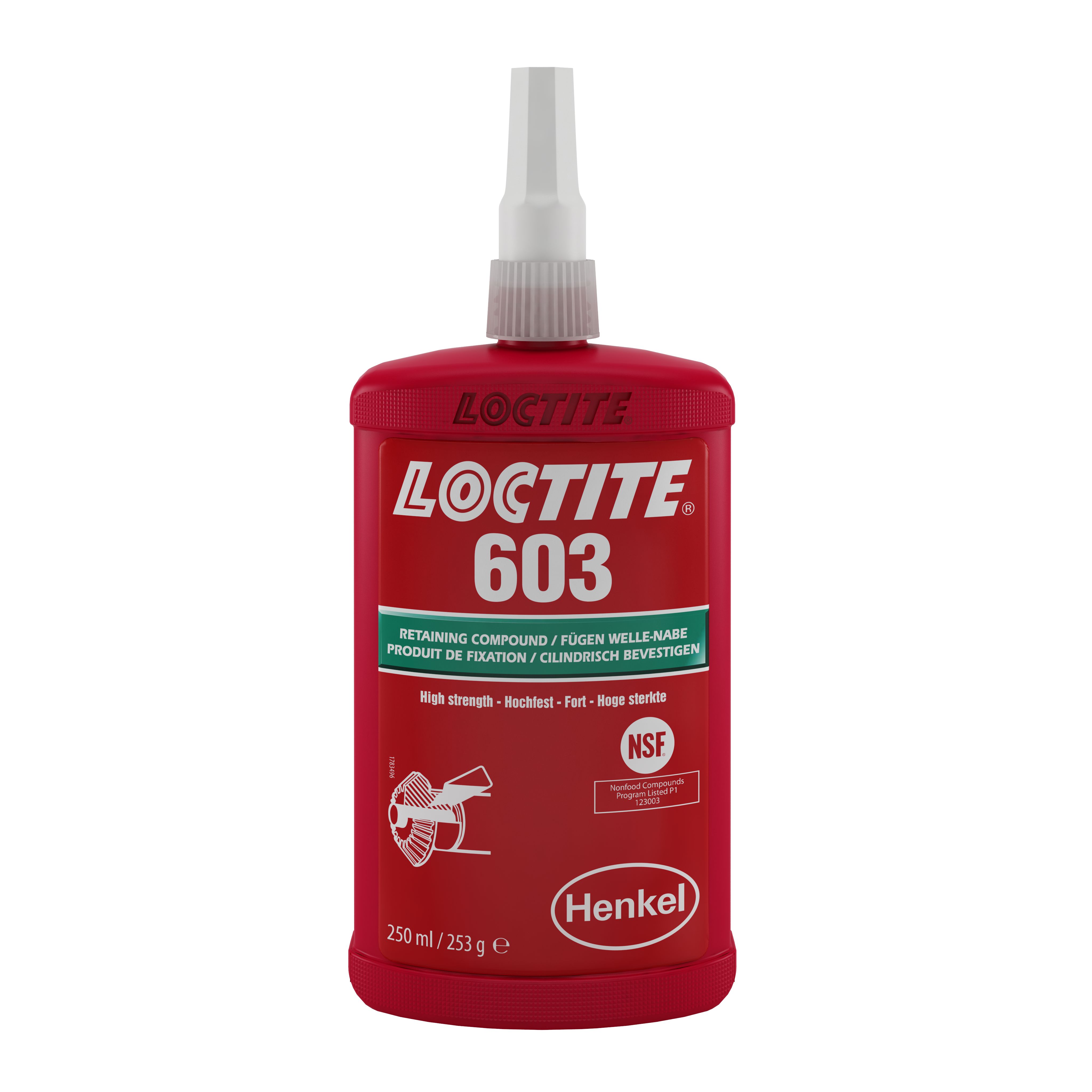 LOCTITE 603 BO 250ML EGFD, Loctite
