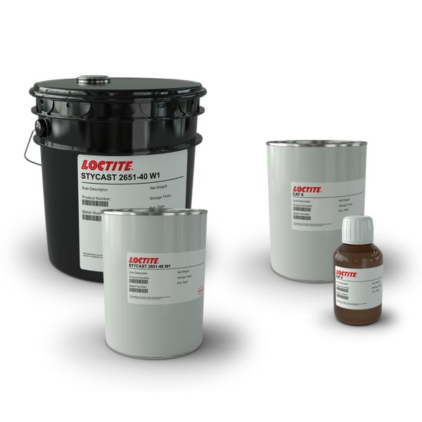 LOCTITE STYCAST 2651-40 W1, 5gal, Loctite