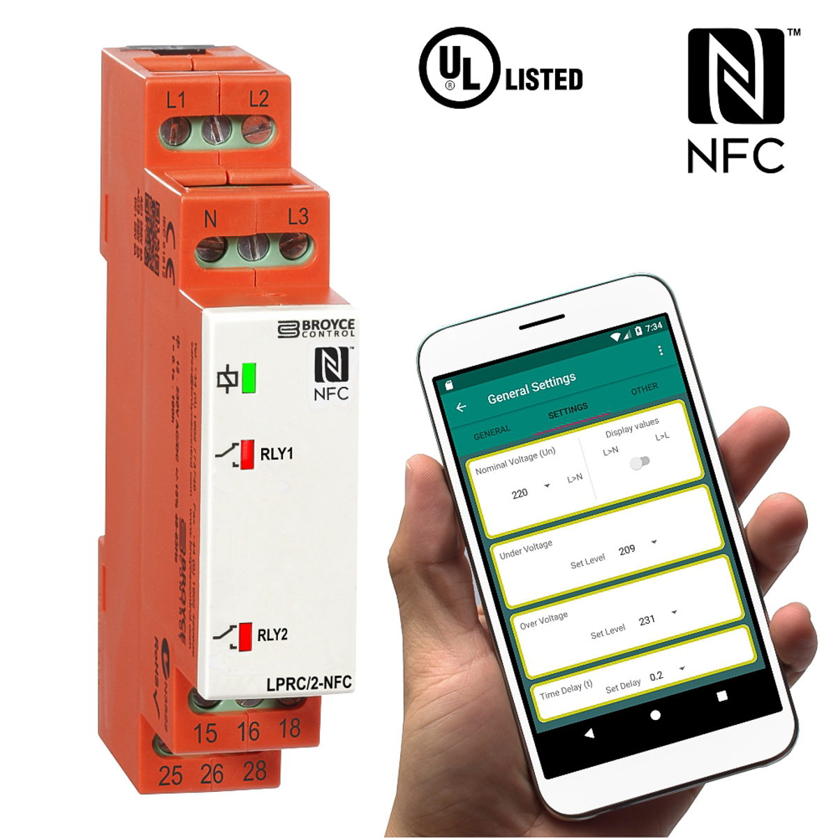 LPRC/2-NFC, Broyce Control