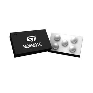 M24M01E-FCP6T/VF, STMicroelectronics