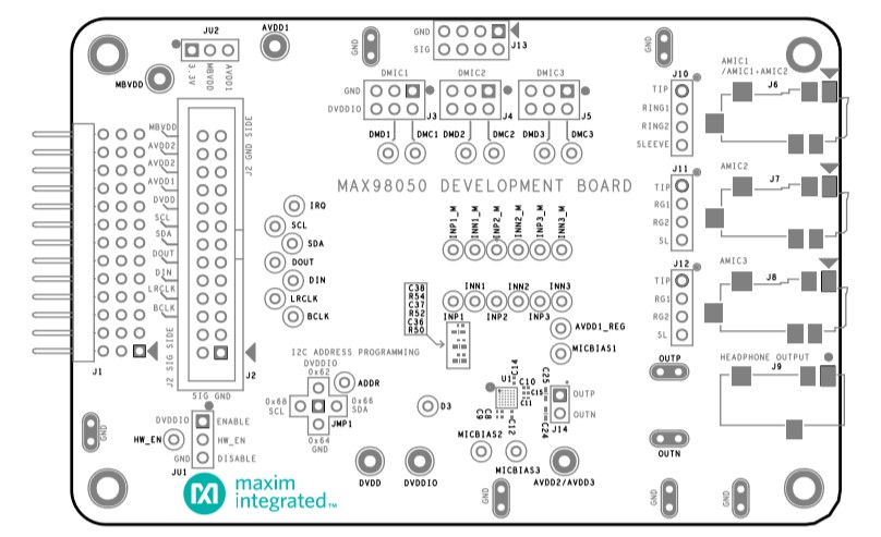 MAX98050EVSYS#, Maxim Integrated