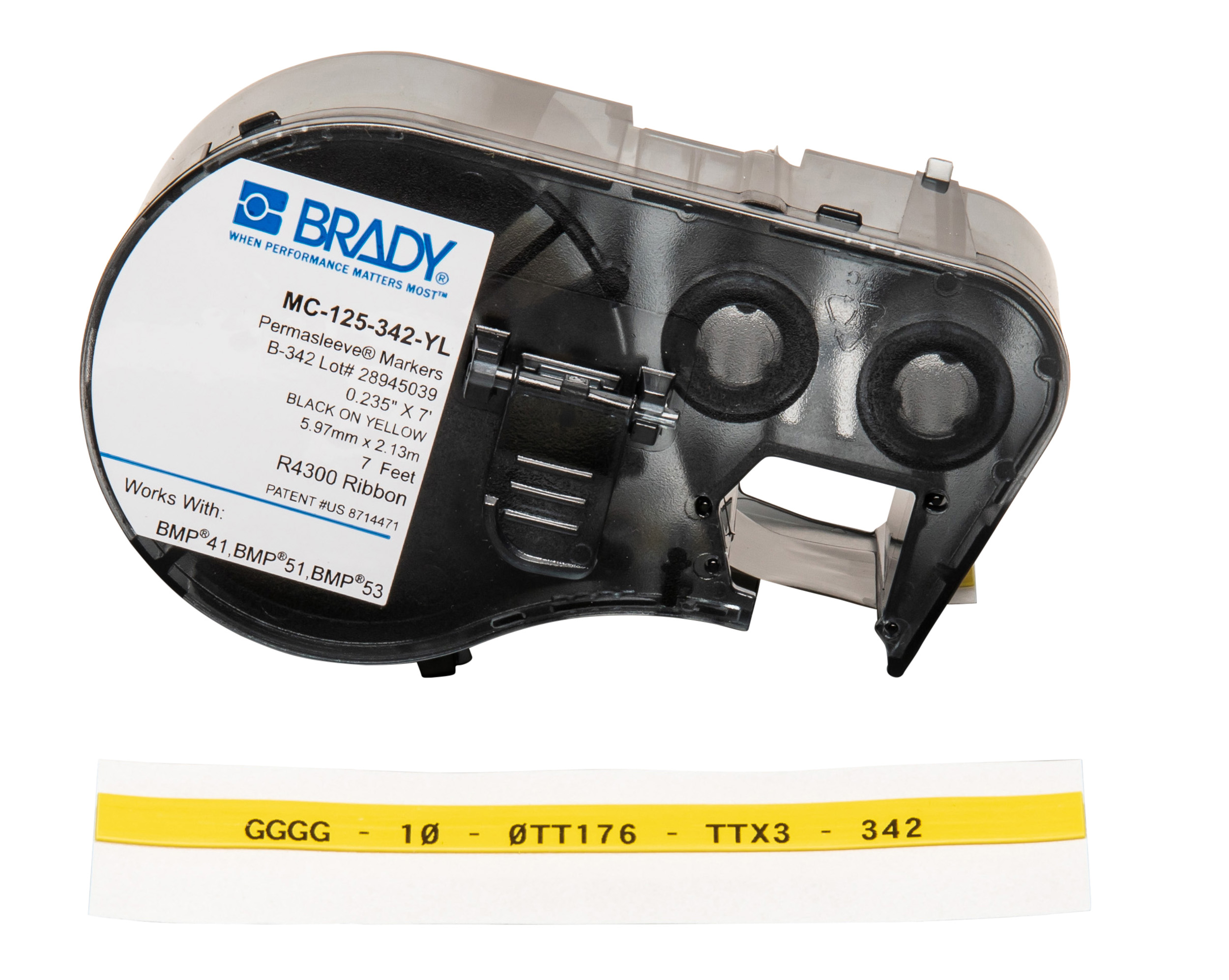 MC-125-342-YL, Brady
