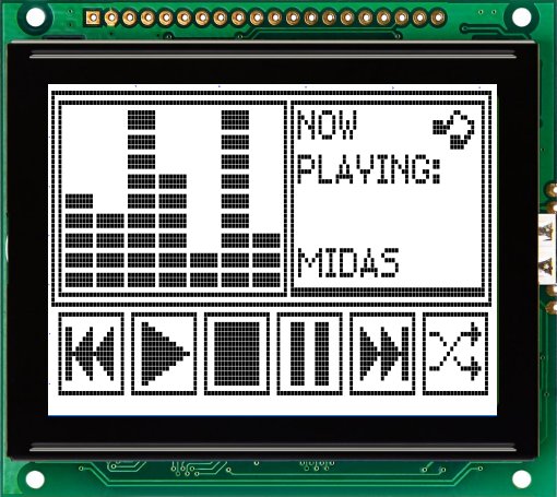 MC128064D6W-FPTLW-V2, Midas