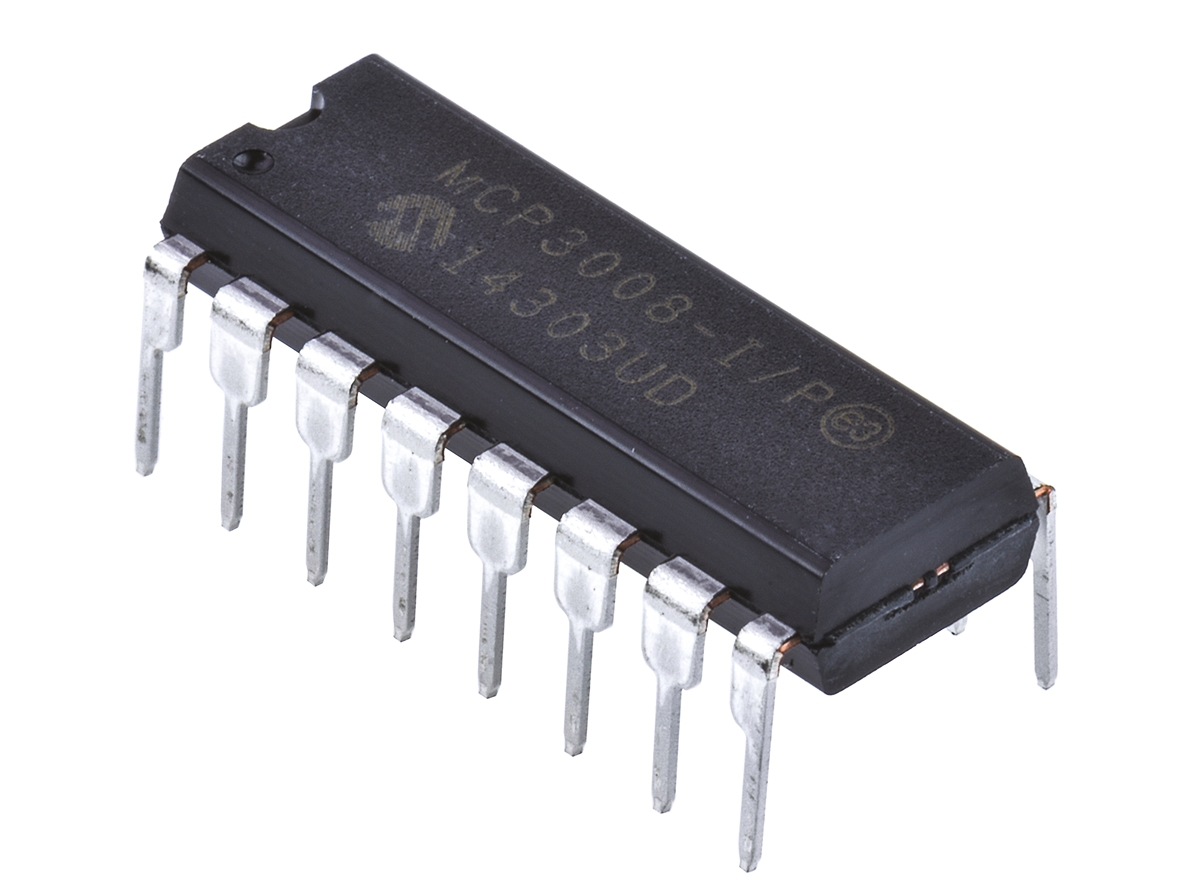 MCP3008-I/P, Microchip