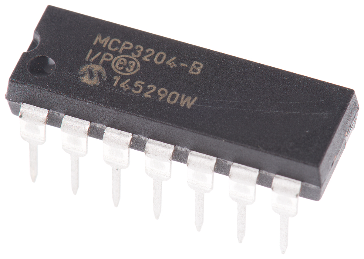 MCP3204-BI/P, Microchip