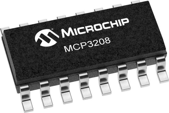 MCP3208T-BI/SL, Microchip