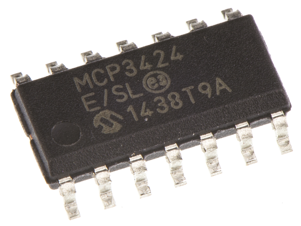 MCP3424-E/SL, Microchip