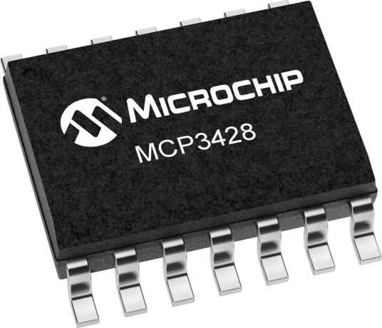 MCP3428T-E/SL, Microchip