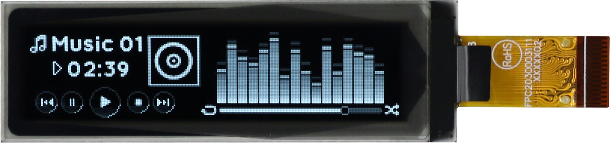 MDOT256064G1V-WM, Midas