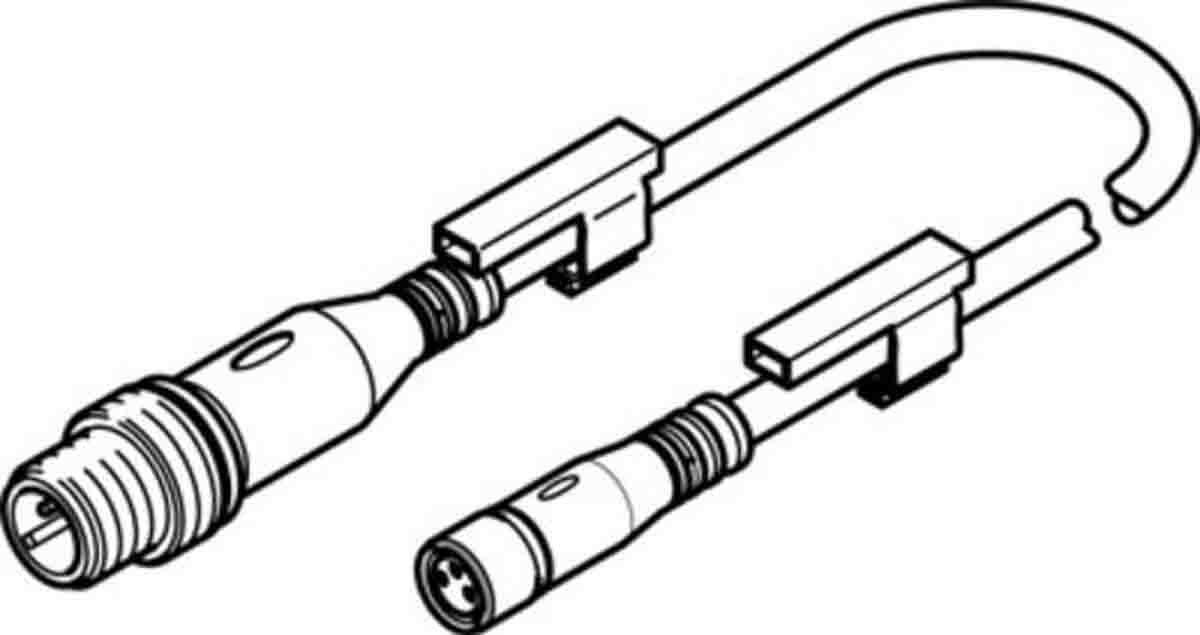 NEBU-M8G3-K-0.5-M12G3, Festo