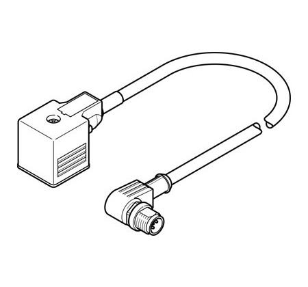 NEBV-A1W3F-P-K-0.3-N-M12W3, Festo
