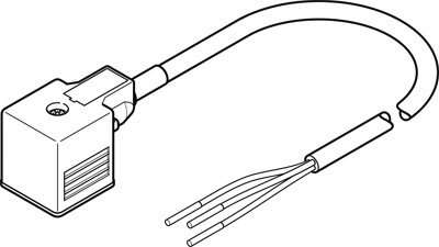 NEBV-A1W3F-P-K-0.6-N-LE3, Festo