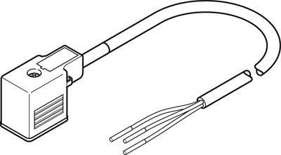 NEBV-B2W3F-P-K-0.6-N-LE3, Festo