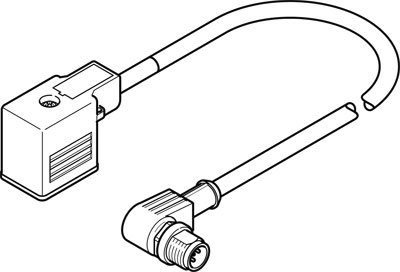 NEBV-B2W3F-P-K-0.6-N-M12W3, Festo