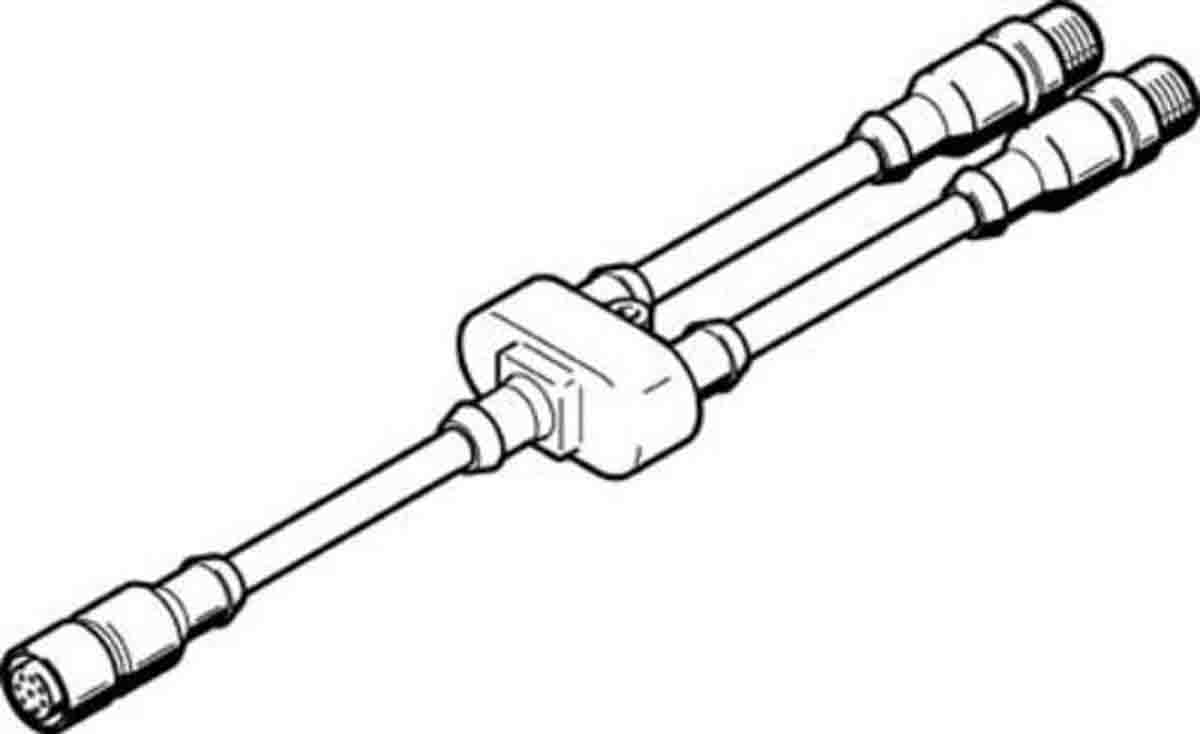 NEBV-M12G8-KD-3-M12G4, Festo