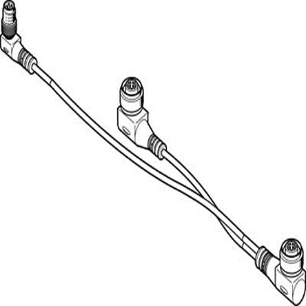 NEDV-L2R1-V7-M12W3-K-0.1L1-N-M8W4-0.2R1, Festo