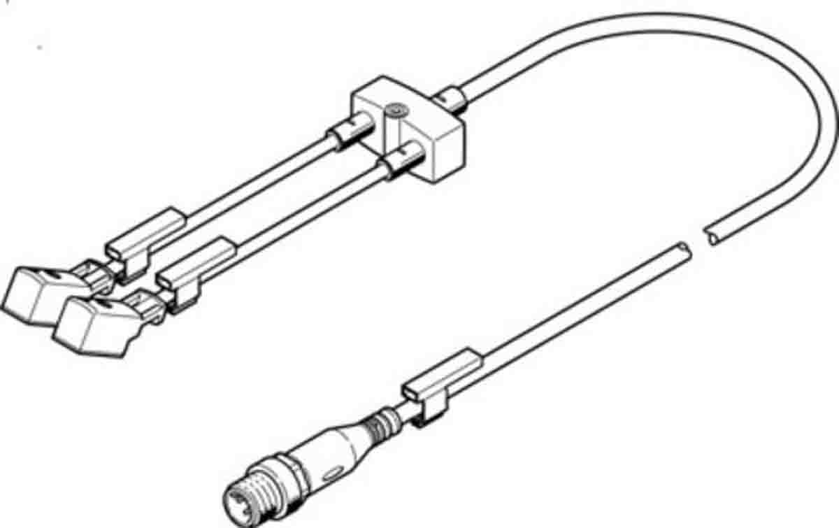 NEDY-L2R1-V1-Z4W2Z-U-0.3L-M12G4-2.5R, Festo