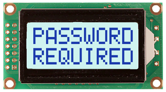 NHD-0208BZ-FSW-GBW-33V3, NEWHAVEN DISPLAY INTERNATIONAL