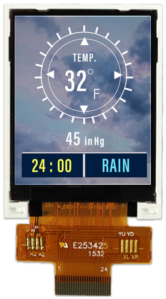 NHD-1.8-128160EF-CTXI#-F, NEWHAVEN DISPLAY INTERNATIONAL
