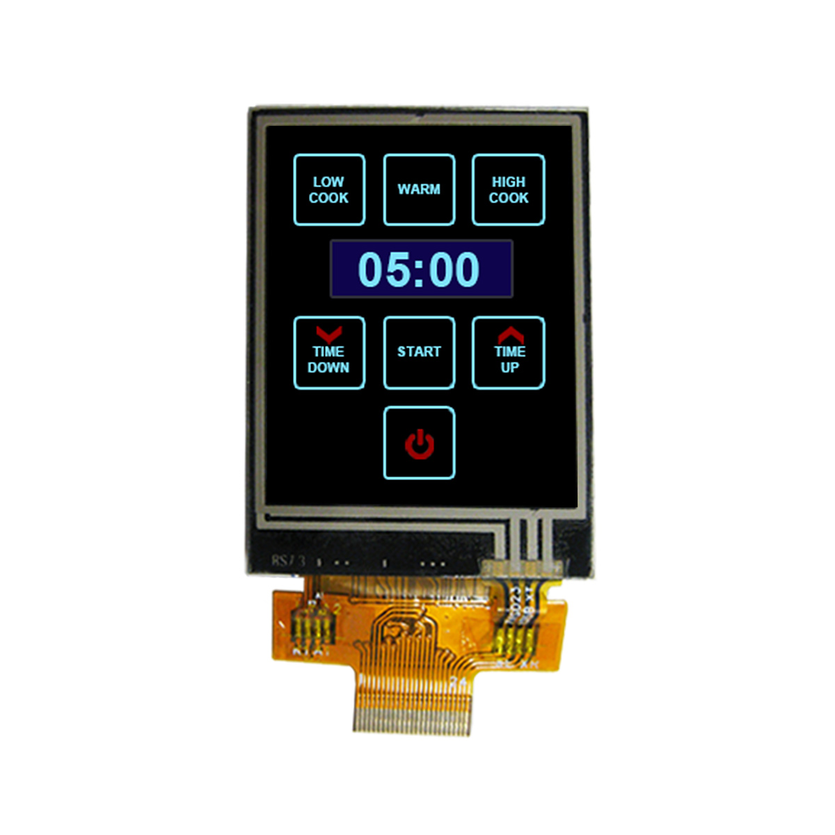 NHD-1.8-128160EF-CTXI#-FT, 