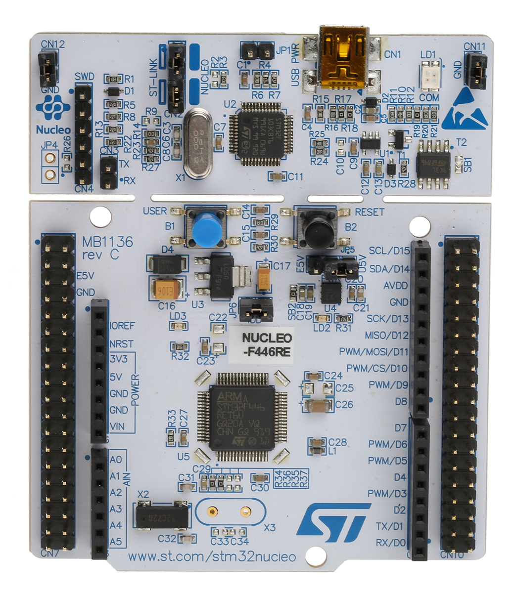 NUCLEO-F446RE, STMicroelectronics
