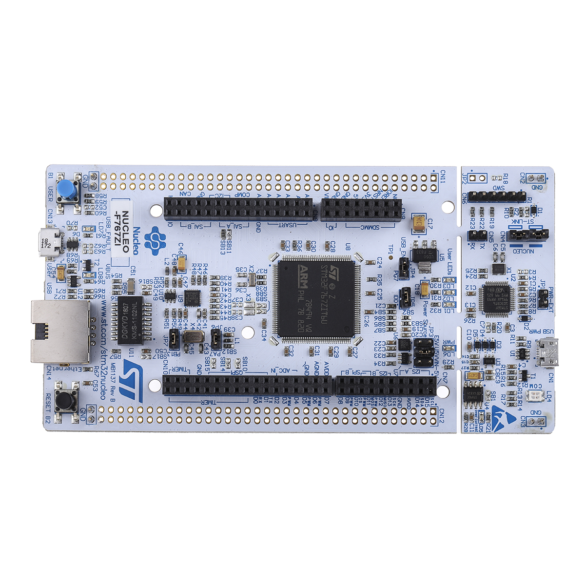 NUCLEO-F767ZI, STMicroelectronics