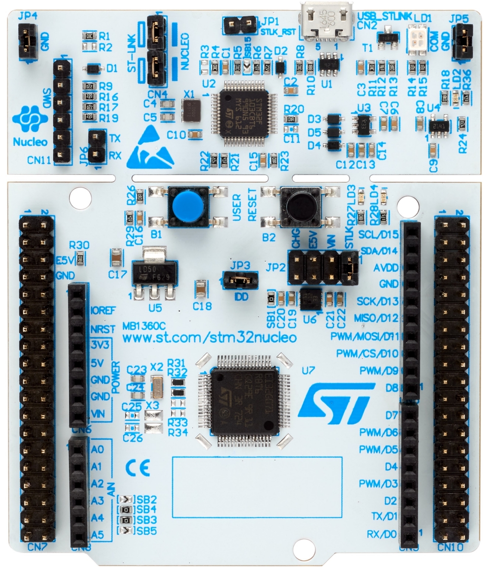 NUCLEO-G071RB, STMicroelectronics