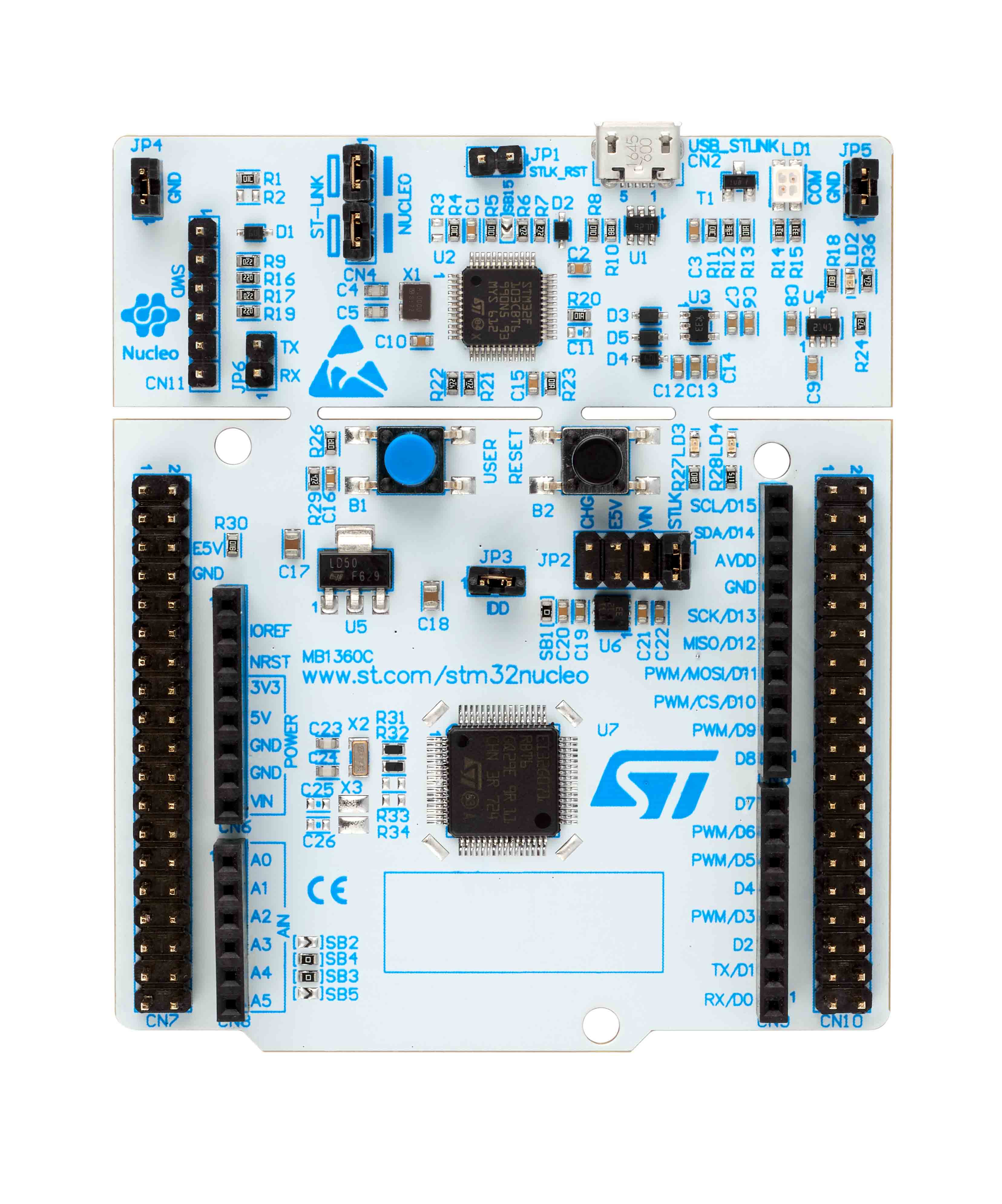 NUCLEO-G0B1RE, STMicroelectronics