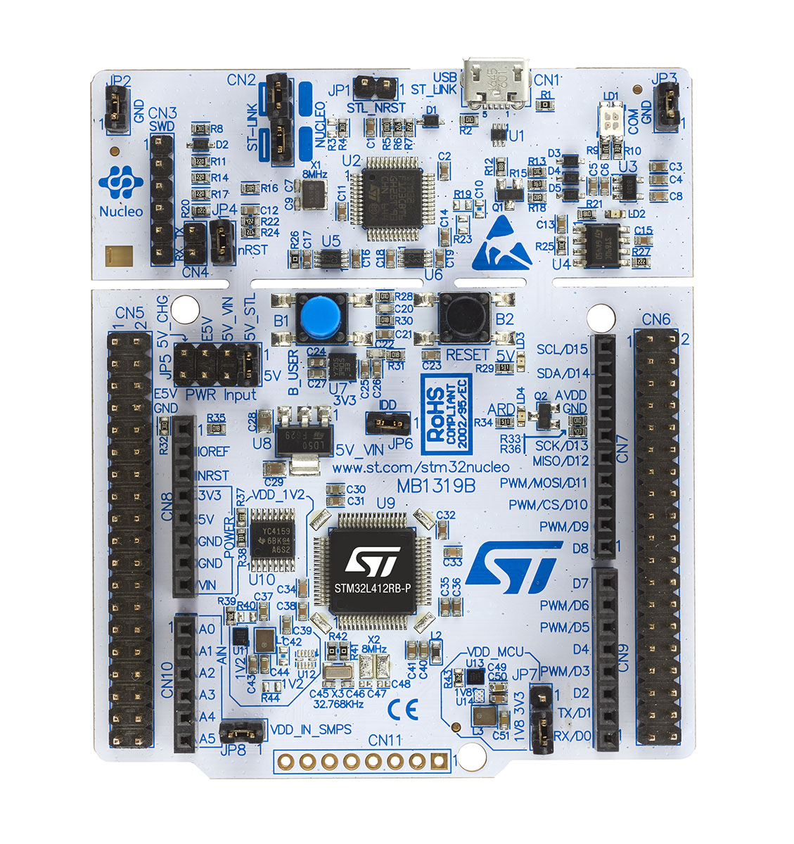 NUCLEO-L412RB-P, STMicroelectronics