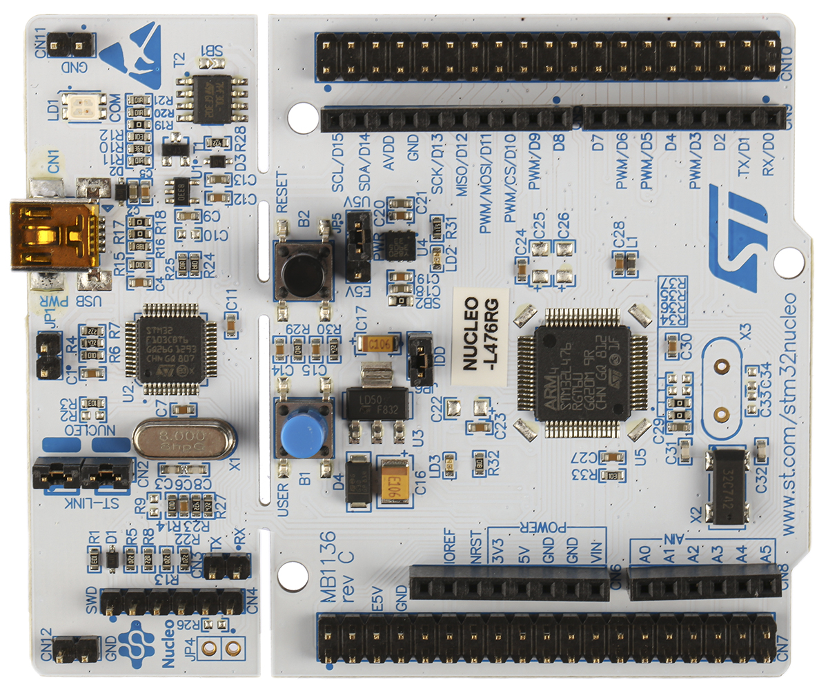 NUCLEO-L476RG, STMicroelectronics