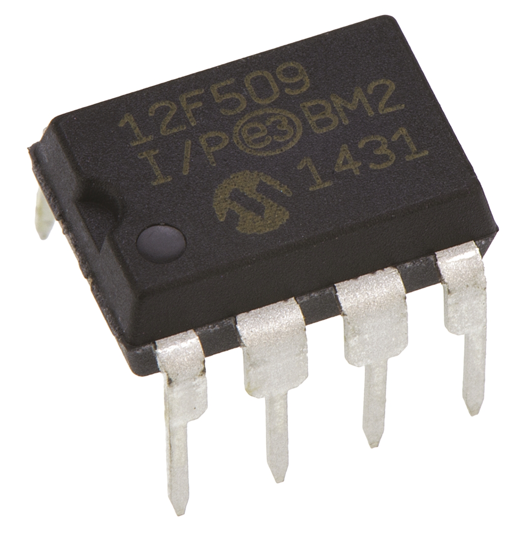 PIC12F509-I/P, Microchip